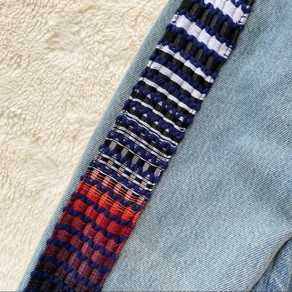 Levi’s made & crafted denim ombré embroidered trucker jacket XS - Picture 4 of 12